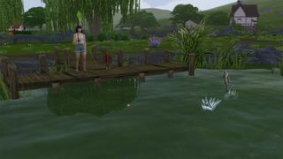 How to build a pond in The Sims 4