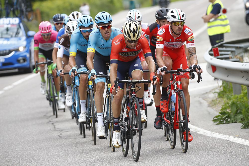 Giovanni Visconti (Bahrain - Merida) stage 17 Giro d'Italia