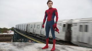 Tom Holland is (spoiler!) Spider-Man in "Spider-Man: Homecoming."