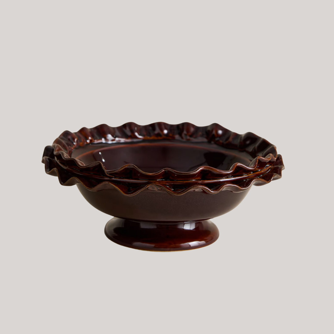 M&amp;amp;S, Frill Footed Ceramic Centrepiece