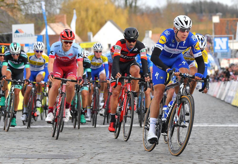 Davide Martinelli (Quick-Step Floors) in the bunch