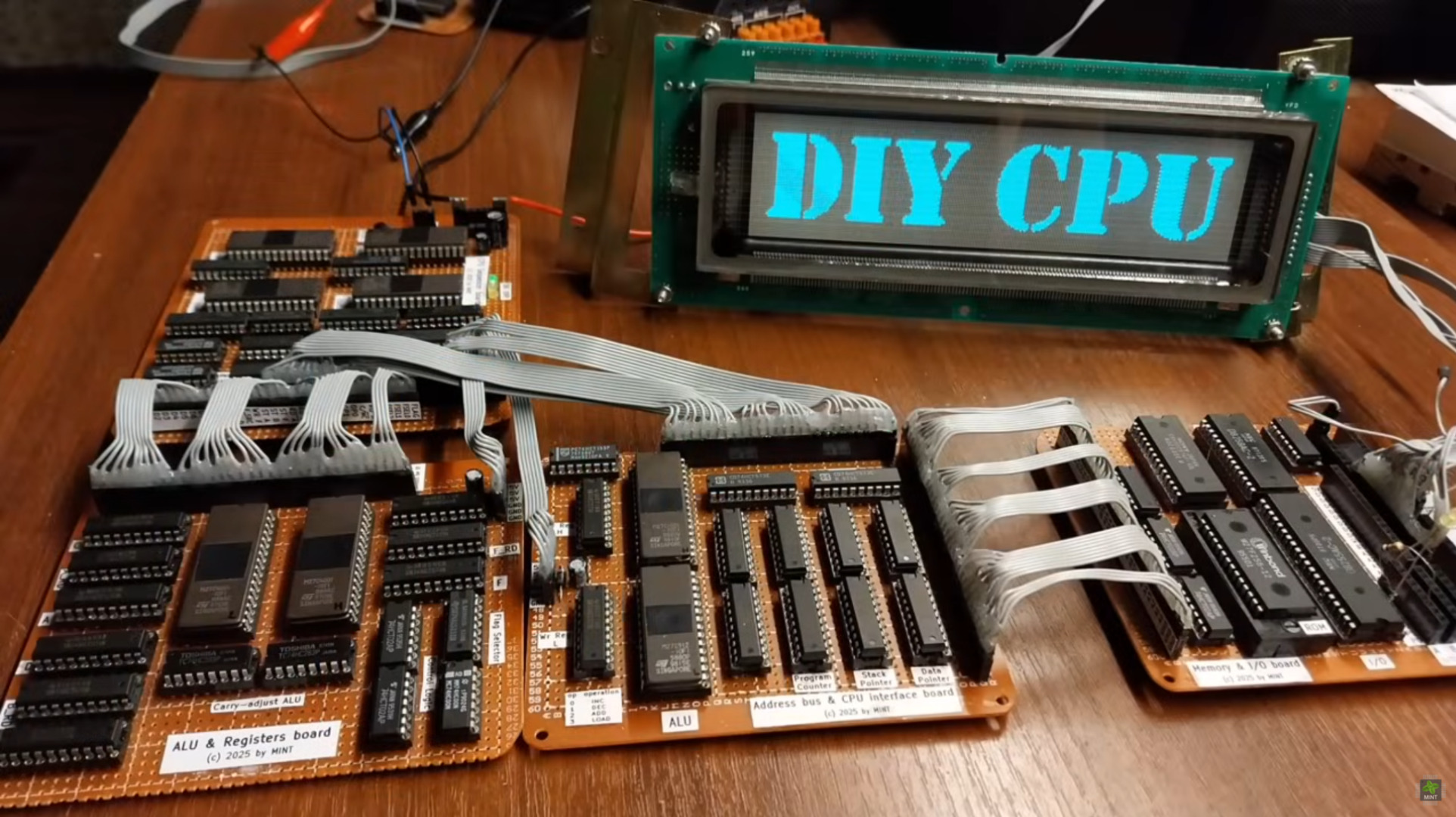 A screenshot of Majsterkowanie i nie tylko&#039;s completed homemade DIY CPU