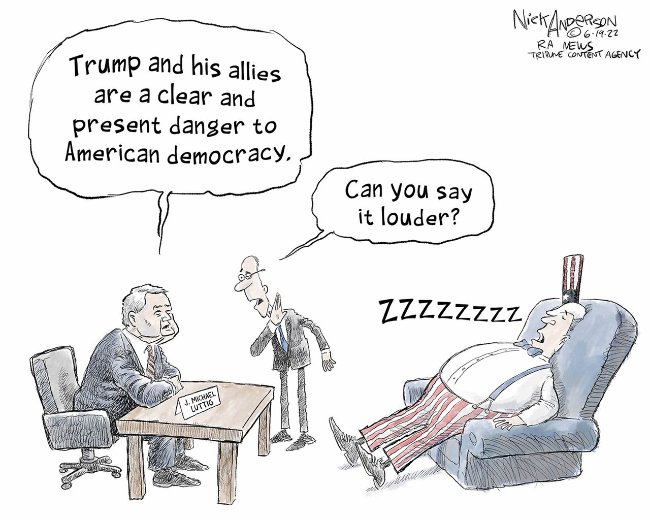 Political Cartoon.