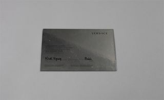 Versace mirror finish invitation