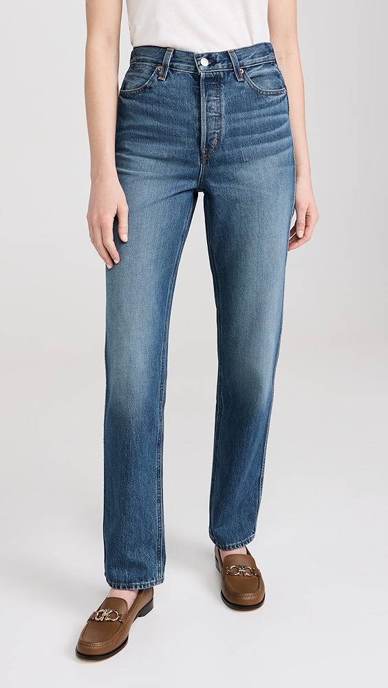 Alex Mill the Carla High Rise Straight Jeans