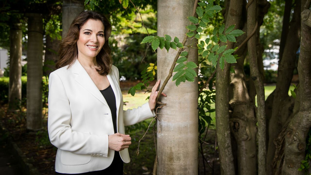 English cook and food critic, Nigella Lawson, attends a book signing and lunch at Chiswick Restaurant in Woollahra, Sydney, during an Australian tour, January 22, 2018