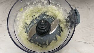 Chopped onion in the Kenwood MultiPro Go Food Processor