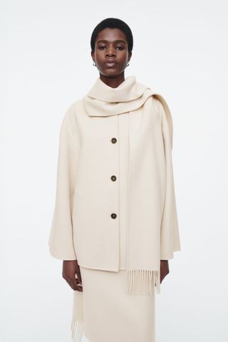 COS scarf coat