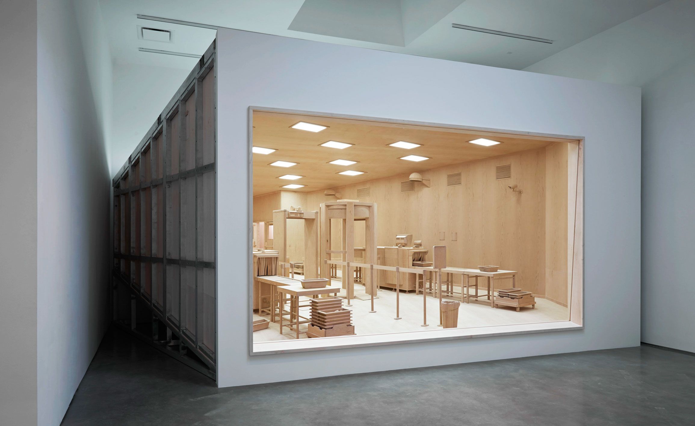 Denuded Lens: Roxy Paine creates a life-size airport security