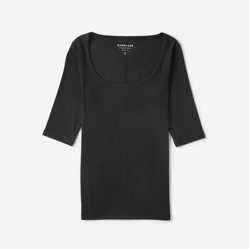 12 Best Black T-Shirts for Women | Reviews of Black Tees | Marie Claire