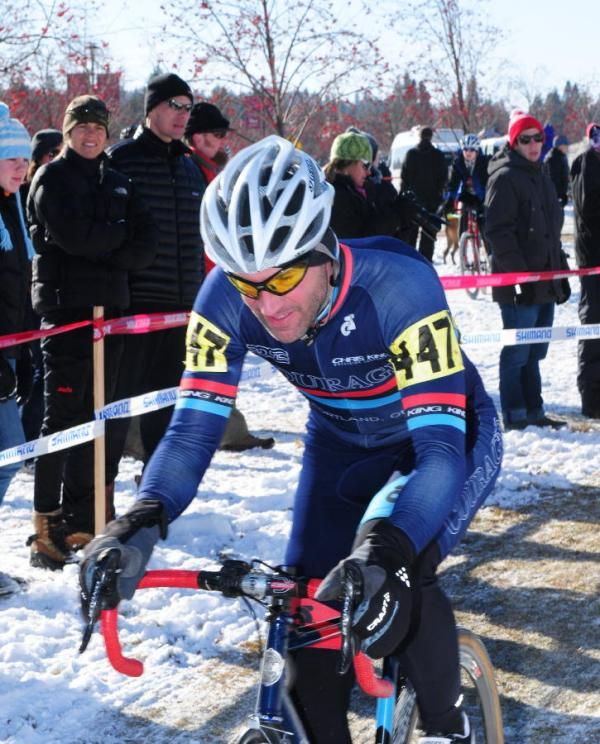 Kevin Klug leading the race.