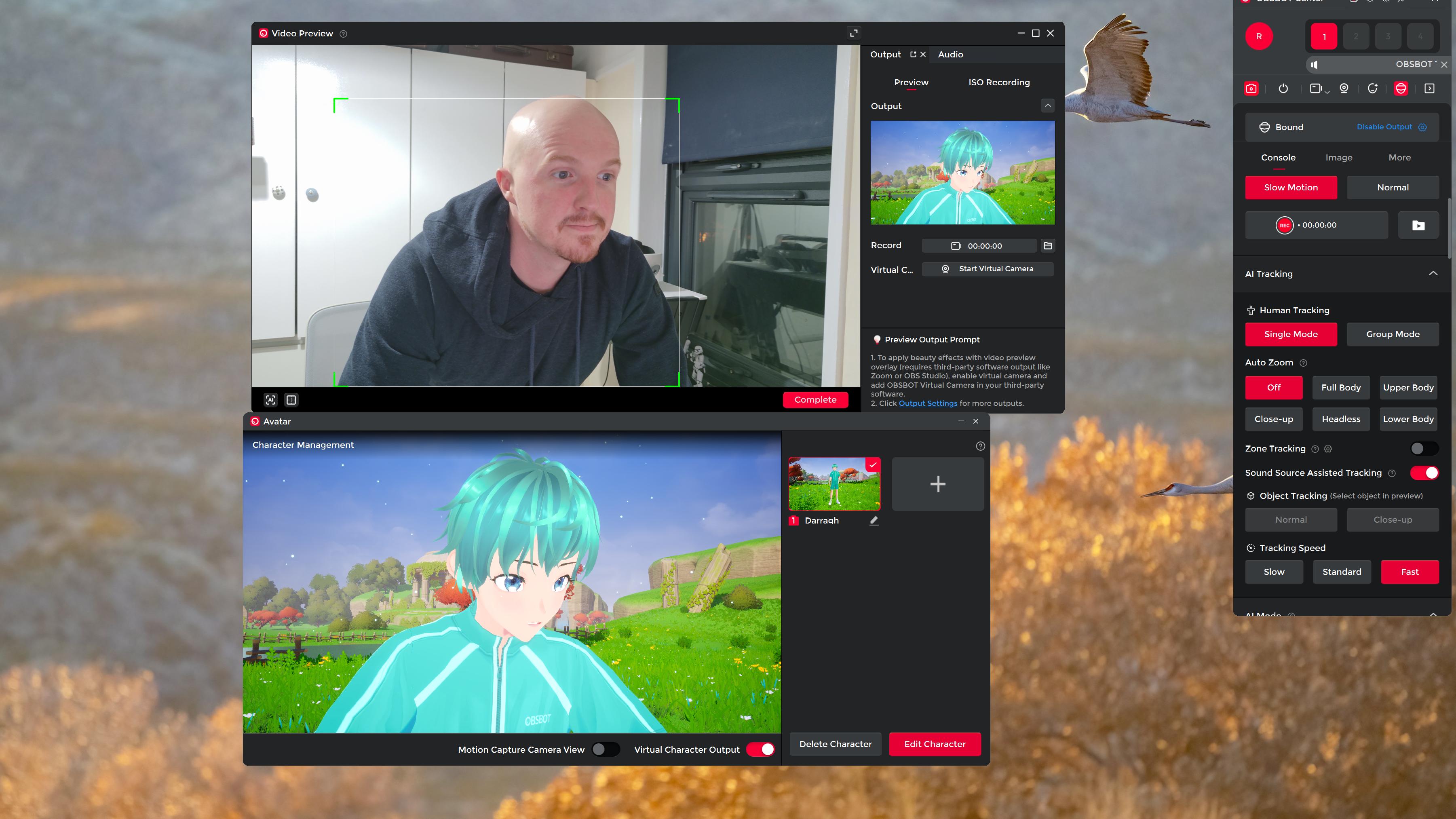 Obsbot Tiny 3 Digital Avatar