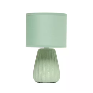 mint green mini table lamp