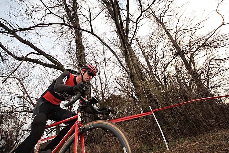 Dan Chabanov (RSCX-House Ind-DWR-HM) rounds a technical corner