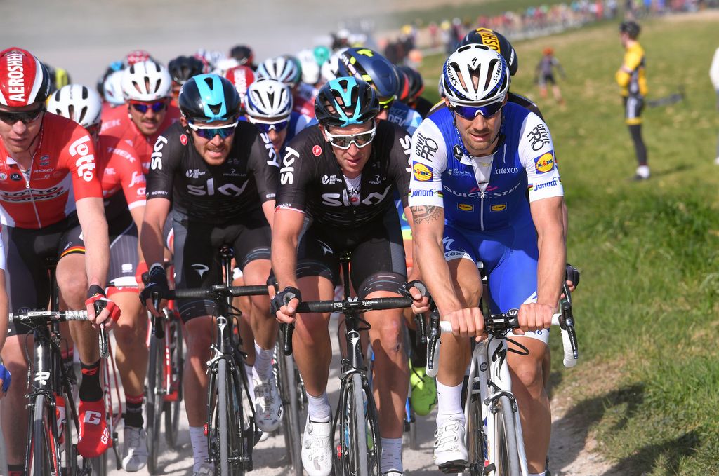 Tom Boonen doing the damage for Quick-Step Floors