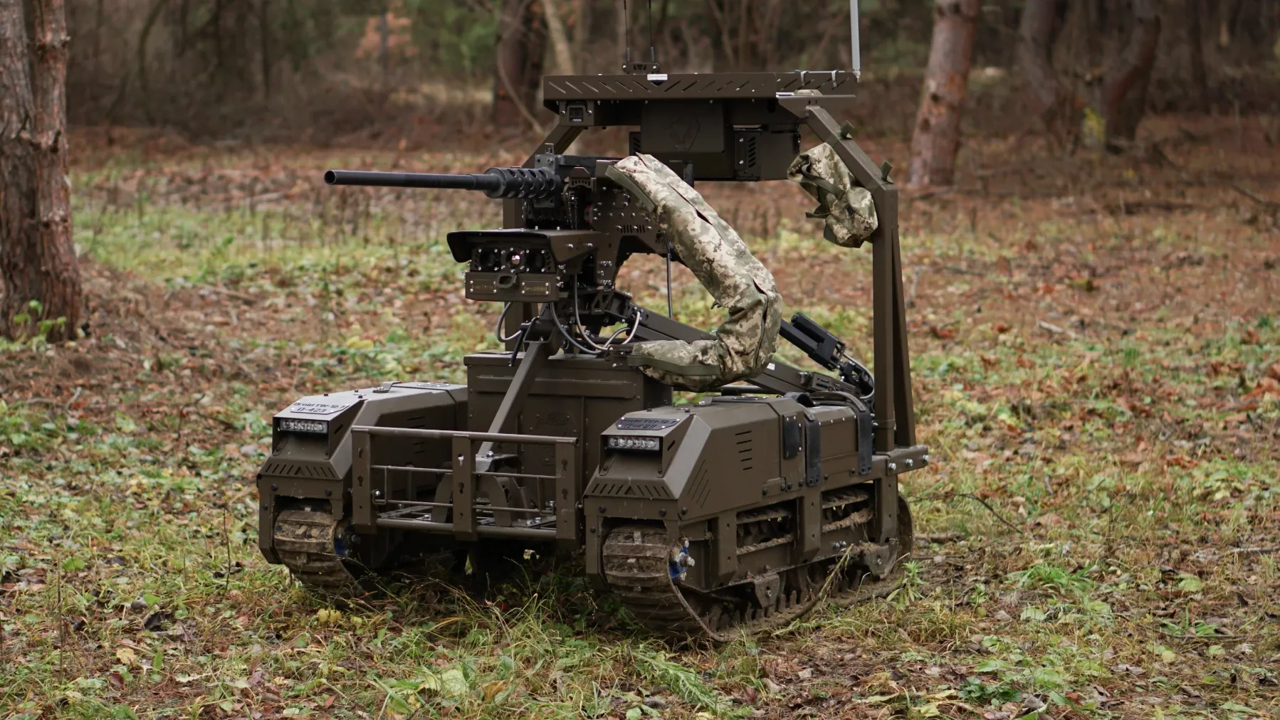 Look, no humans involved! Ukraine used heavy bomber UAVs to deploy unmanned ground vehicles behind enemy lines in shock tactical move