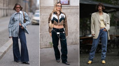 women wearing jeans over cowboy boots 