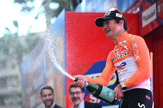 'I took advantage of being fresh' AJ August admits about the unexpected ride in Volta Comunitat Valenciana stage 3 breakaway with final bold move for first pro victory 