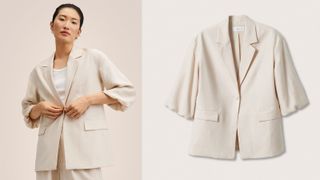 best blazer for women include Mango puff sleeved blazer