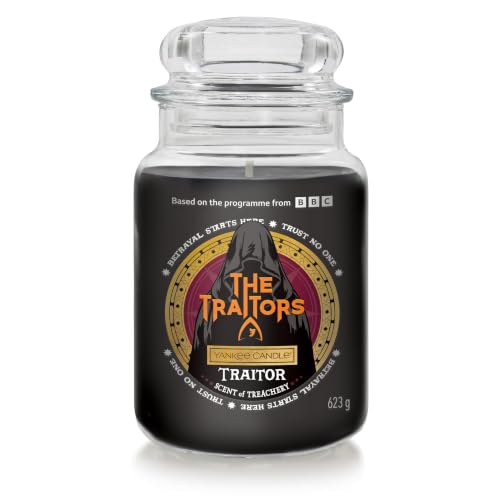 Trust no one β except these 12 Celebrity Traitors-inspired products 4 Yankee Candle Scented Candle | Traitor Large Jar | the Traitors | Long Burning Candles: Up to 150 Hours | Perfect Gifts for Women
