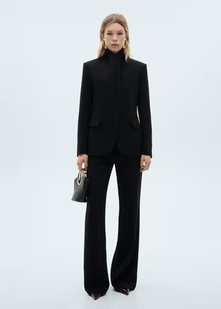 MANGO WIDELEG SUIT TROUSERS