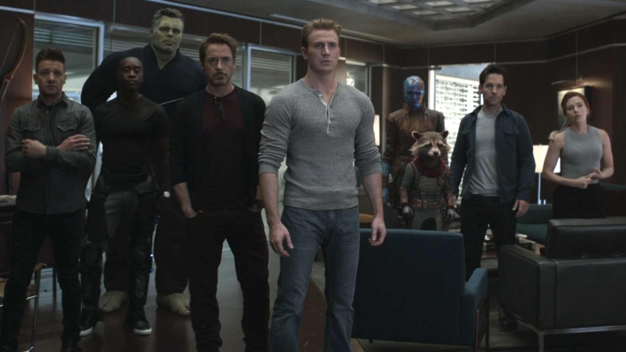 Earth's Mightiest Heroes look ahead in Avengers: Endgame.