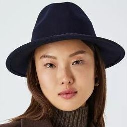 Plaited Trim Fedora Hat
