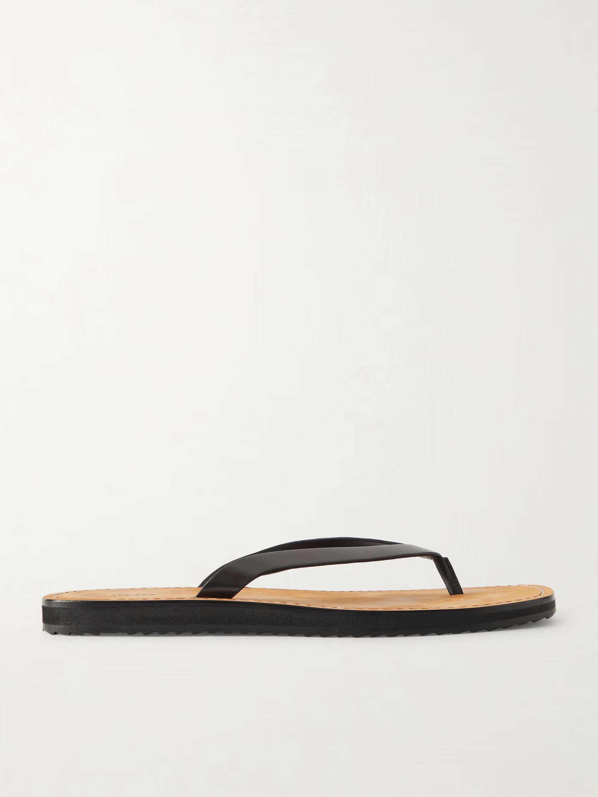 The Row, City Leather Flip Flops