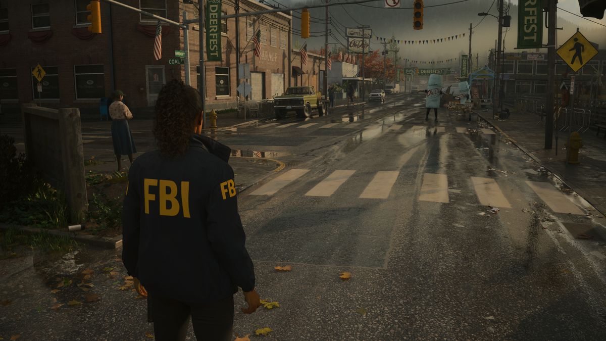 Alan Wake 2 image fidelity comparison screenshots