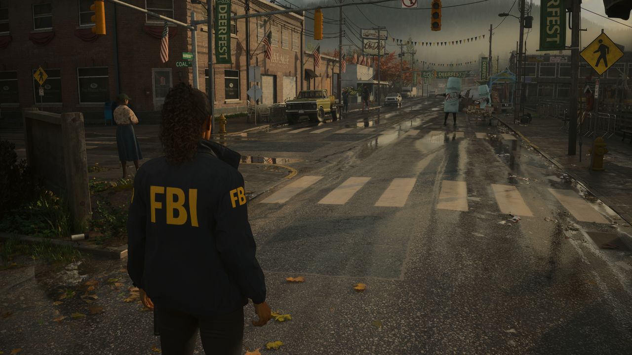 Alan Wake 2 image fidelity comparison screenshots