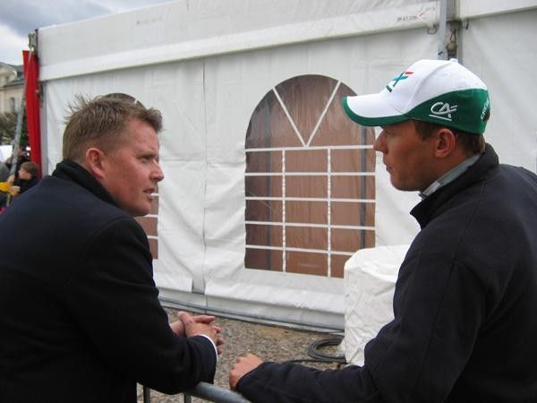 Rolf S&ouml;rensen and Thor Hushovd
