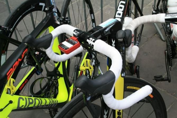 Nicolas Edet (Cofidis) taped over some of his SRM numbers &ndash; distraction not needed when trying to help his leader Rein Taaram&auml;e claim back the leader&rsquo;s jersey