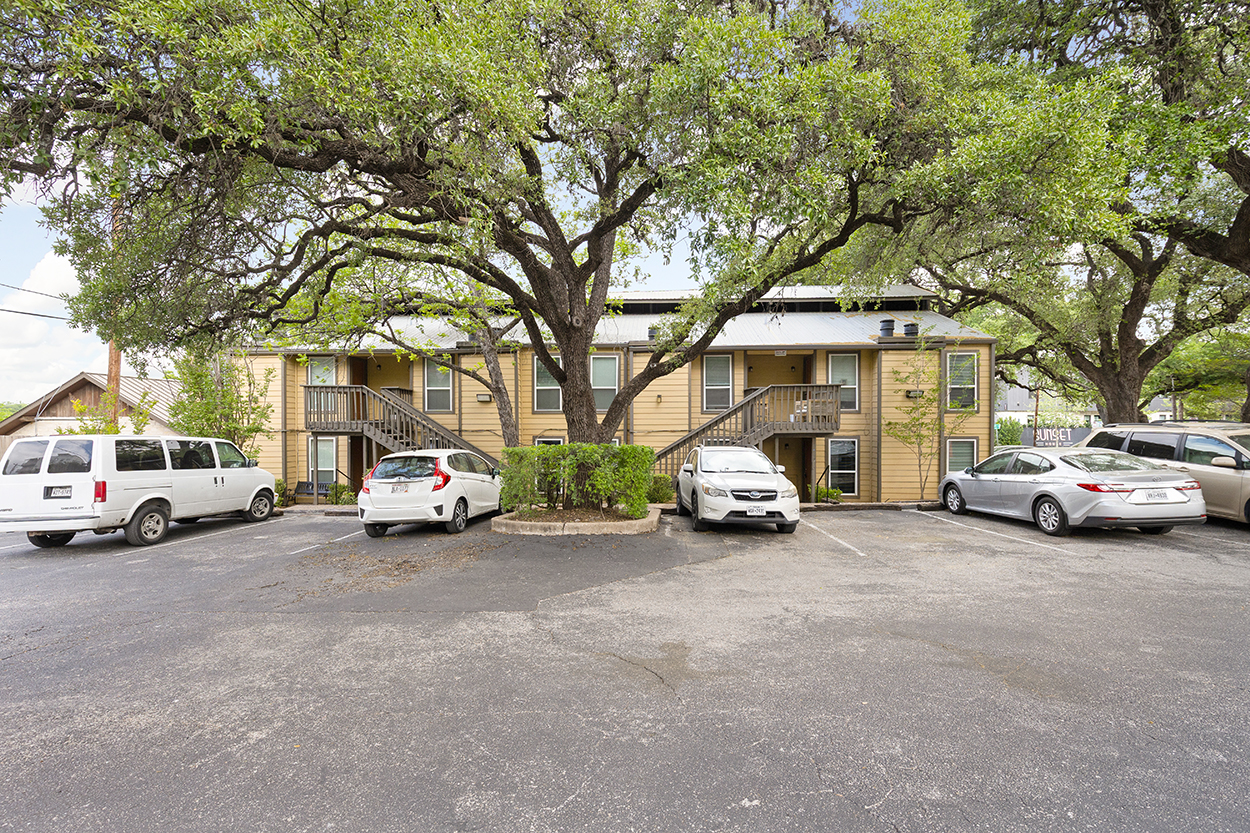 Condo exterior in Austin, Texas