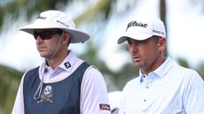 Caddie Nick Jones and Charles Howell III