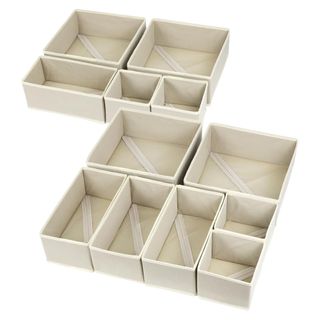 12 Pack Drawer Organizers