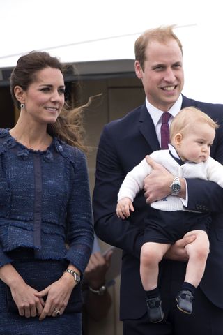 Kate Middleton, Prince William and Prince George