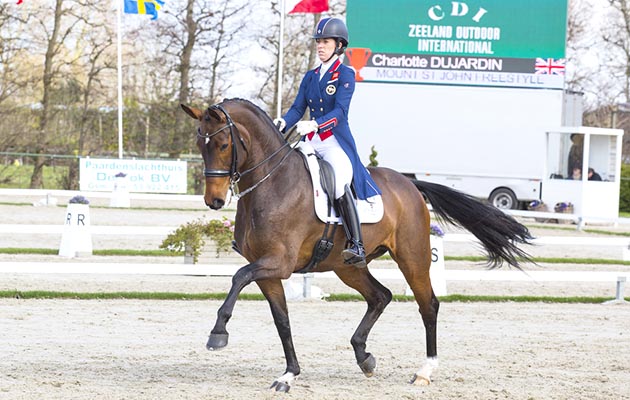 Charlotte Dujardin - Mount St John Freestyle CDI Zeeland Outdoor 2018 &amp;copy; DigiShots