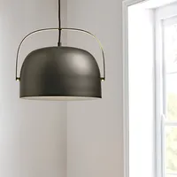 Black &amp; Brass Pendant Light,&nbsp;was £125, now £62.50, Cox &amp; Cox