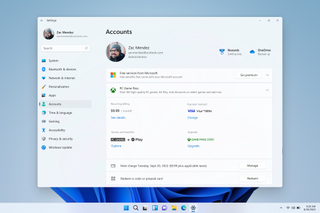Xbox subscriptions in the Windows 11 settings app