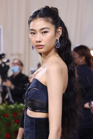 Hoyeon Jung attends "In America: An Anthology of Fashion," the 2022 Costume Institute Benefit at The Metropolitan Museum of Art on May 02, 2022 in New York City.