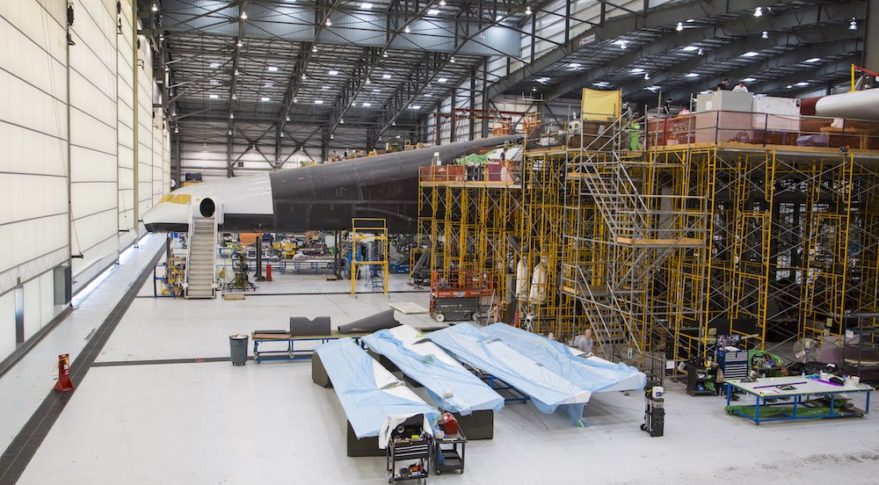 Stratolaunch System&#039;s giant aircraft fuselage