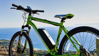 hardtail Diamondback mountain bike with Bafang mid-drive conversion