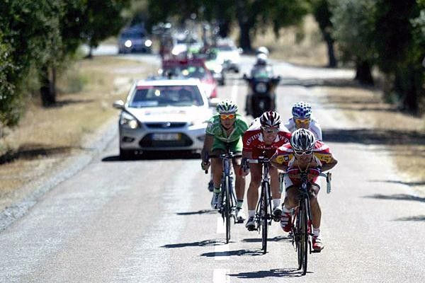 Some rare exposure for two foreign teams, Felix Cardenas's Barloworld and Jean Demaret's Cofidis