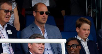 Prince Williams and Prince George twinned for a father-son day out