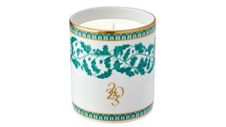 A coronation scented candle from Fortnum & Mason.