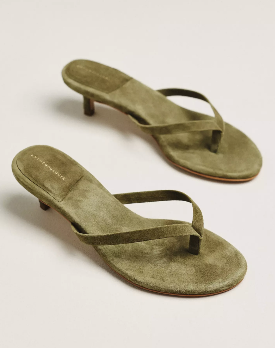 Anthropologie, Thong Kitten Heels