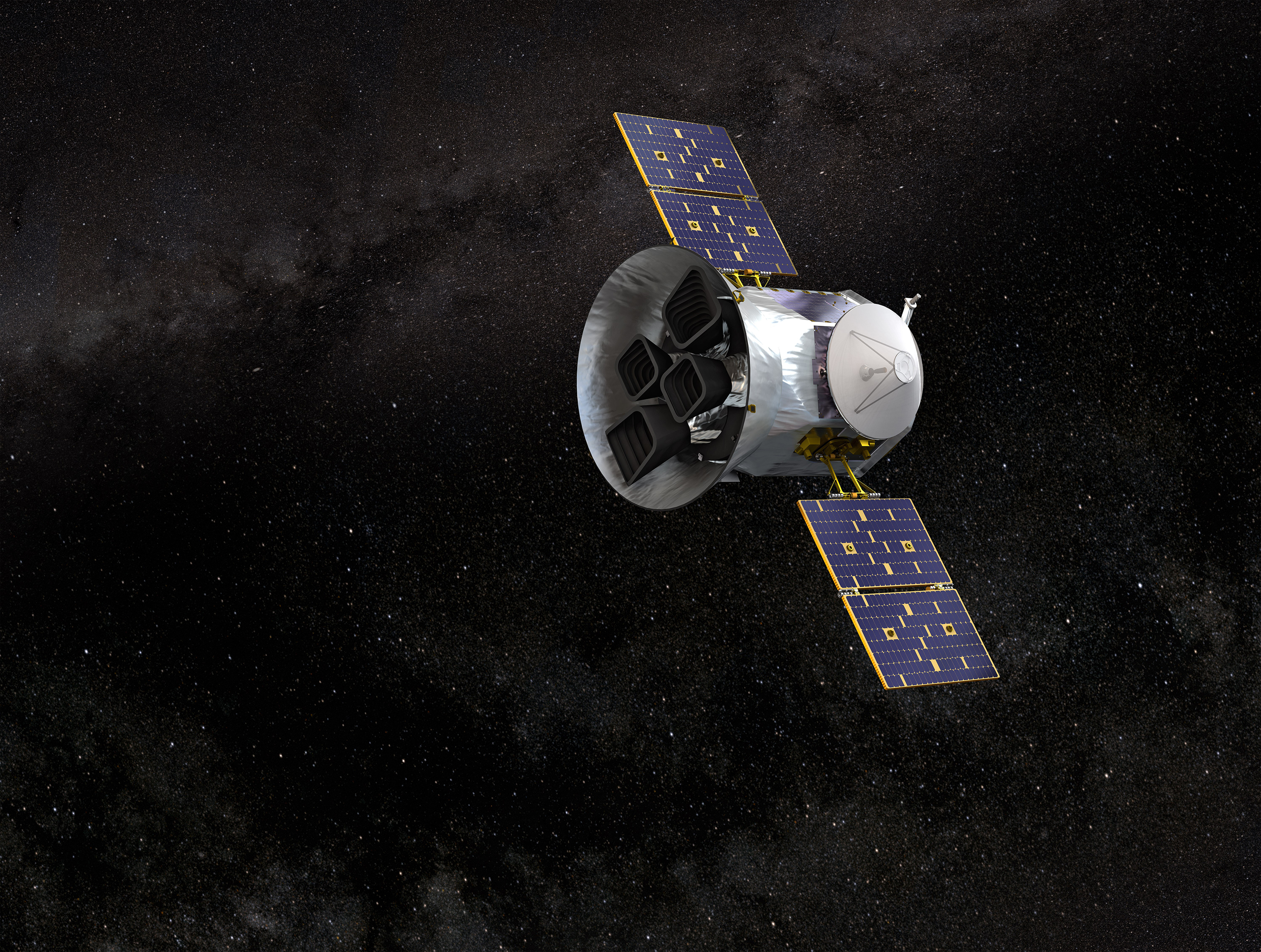 TESS spacecraft art