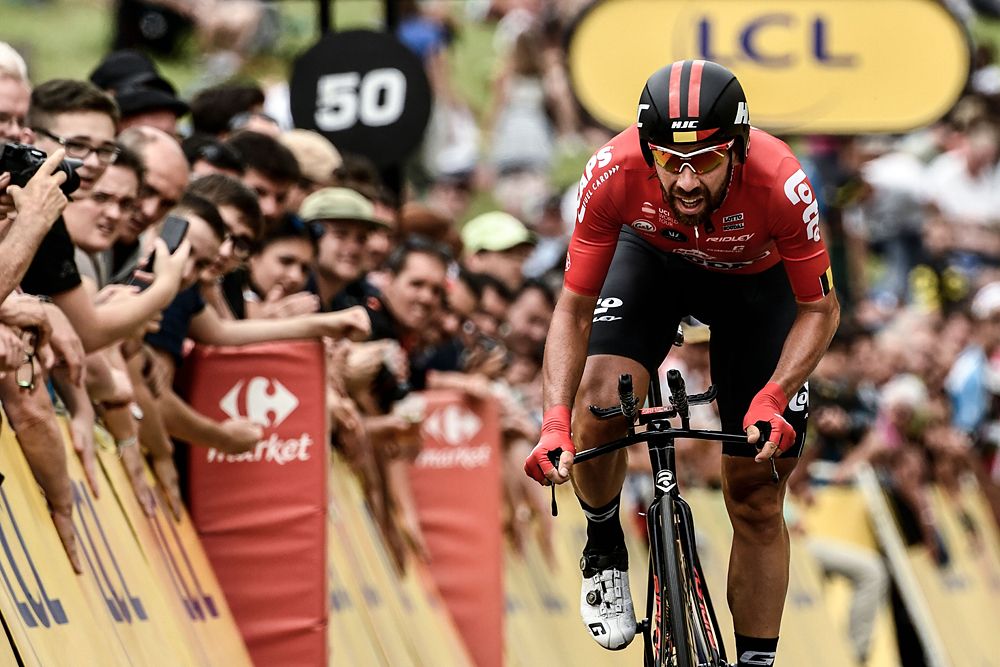 Thomas De Gendt (BEL - Lotto Soudal) during the stage 20 time trial