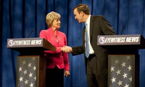 Linda McMahon and Chris Murphy