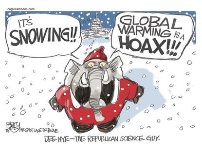 Political cartoon global warming Republicans